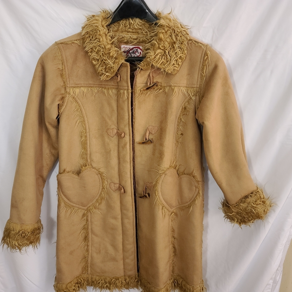 Children Place Faux Shearling coat